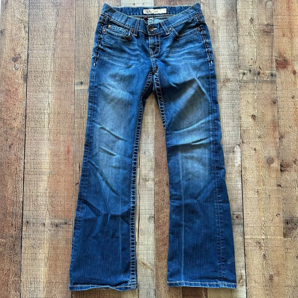 BKE Denim Mya Womens Bootcut Jeans Size 26 Medium Wash Cotton Blend